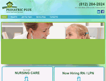 Tablet Screenshot of pediatricplushhc.com